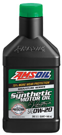 AMSOIL Signature Series 0W-20 Synthetic Motor Oil